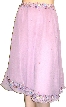 Bead Embellished Tea Length Skirt
