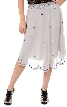 Multi Dotted Knee Length Skirt