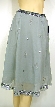 Bead Embellished Knee Length Skirt 
