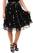 Bead Embellished Knee Length Skirt 