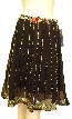 Bead Embellished Knee Length Skirt 