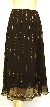 Bead Embellished Knee Length Skirt 
