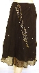 Bead Embellished Knee Length Skirt 