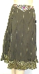 Bead Embellished Knee Length Skirt 