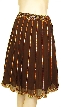 Bead Embellished Knee Length Skirt 