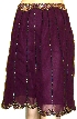 Bead Embellished Tea Length Skirt