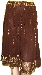 Bead Embellished Tea Length Skirt