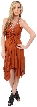 Form Fitting Asymmetric Short Cocktail & Party Dress