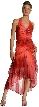 Halter Neck Rouched Party Dress