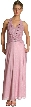 Halter Neck with Brooch Formal Dress