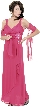 Elegant Wrap Around Shirred Bridesmaid Dress — in alternative image