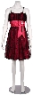 Rouched Shirred Short Cocktail Dress