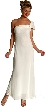 Single Sleeve Long Formal Evening Dress with Brooch