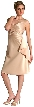 Short Button Satin Dress