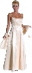 Criss Crossed Beaded Satin Dress