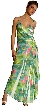 Spaghetti Strapped Floral Print Sun Dress