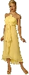 Halter-neck Dress with Front Sash
