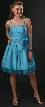 Spaghetti Beaded Short Party Dress — in alternative view