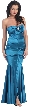 Mermaid Cut Strapless Evening Prom Dress 