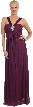 Halter V-Neck Empire Cut Formal Evening Dress