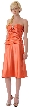 Strapless Rouched Bodice Party Dress