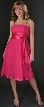 Spaghetti Ribbon Bow Formal Party Dress