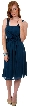 Tea Length Cocktail Dress with Floral Detail — in an alternative picture without Jacket