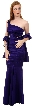 Single Shoulder Accented Formal Prom Dress — in an alternative picture