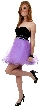 Strapless Flirty Short Party Dress