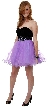 Strapless Flirty Short Party Dress — in an alternative picture