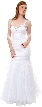 English Mesh Beaded Destination Wedding Dress — in an alternative picture
