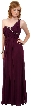 Greco Roman Formal Prom Dress with Bead Accents