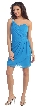 One Shoulder Draped Cocktail Prom Dress