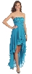 Elegant High-Low Prom Dress with Asymmetrical Hem
