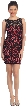 Round Neck Lace Overlay Short Graduation Party Dress