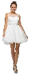 Illusion Sweetheart Neck Short Tulle Homecoming Party Dress — in an alternate image