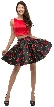 Cherry Print Short Two Piece Party Homecoming Dress — in an alternative image