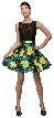 Lace Top Floral Skirt Short Homecoming Party Dress