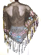 Sequin Beaded Collar Scarf 