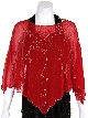 Hand Beaded Net Poncho