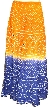 Bohemian Drawstring and Sequined Long Skirt