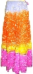 Bohemian Drawstring and Sequined Long Skirt