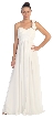 Floral Accent One Shoulder Long Formal Bridesmaid Dress — in an alternative picture