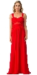 Sweetheart Neck Pleated Bust Long Bridesmaid Dress