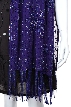Fully Sequin Hand Beaded Shawl — in closeup