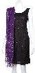 Heavy Sequin Beaded Shawl with Fringes