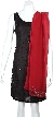 Beaded Bottom Edge Floral Print Scarf