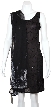 Silver Threaded Beaded Scarf