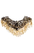 Wide Neck Beaded Collar Scarf