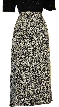 Printed Design Polyester Skirt